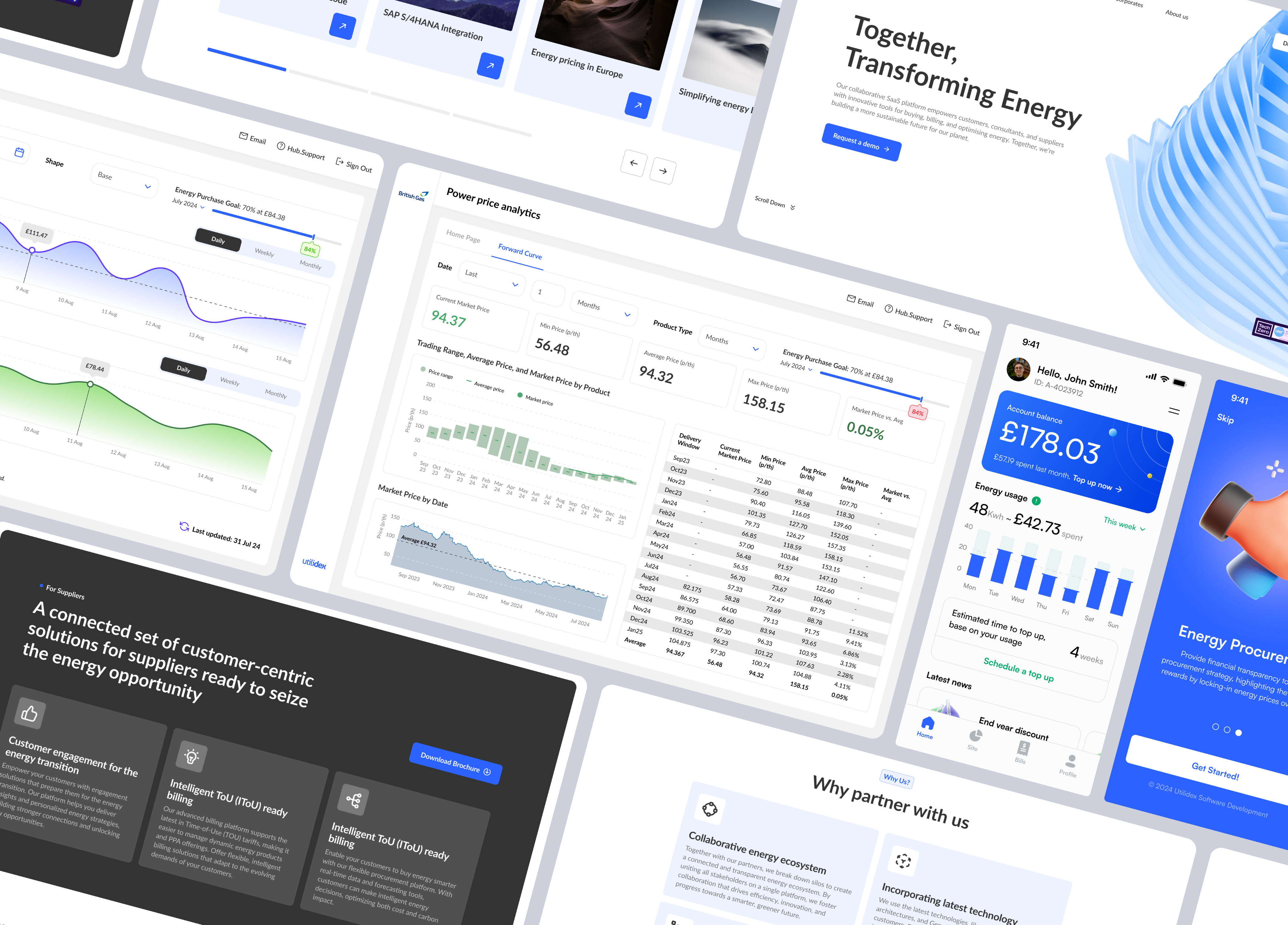 Stylized blue duotone portrait of a person facing the camera with arms crossed